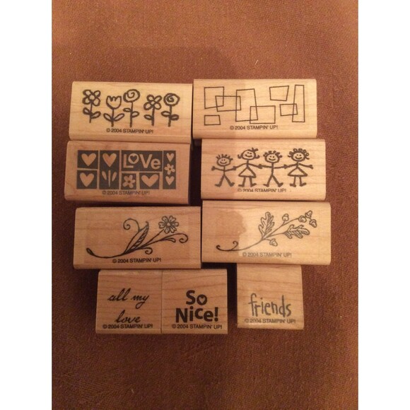 INVENTORY REDUCTION SALE. Stampin Up Smorgasborsers Stamp Set B6 - Picture 1 of 3